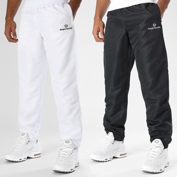 Sergio Tacchini - Pack di 2 Pantaloni Jogger Carson 024 40850 Nero Bianco