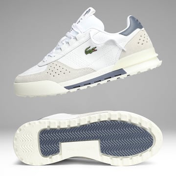 Lacoste - Zapatillas Slam Break 226 Blanco Azul Oscuro