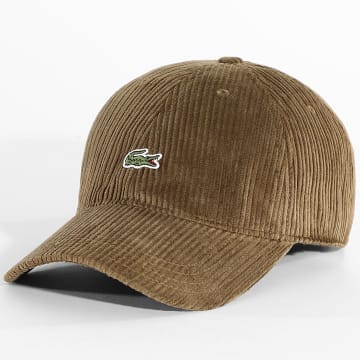 Lacoste - Casquette Logo Brodé Crocodile Marron