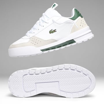 Lacoste - Sneakers Dames Slam Break 2261 Wit Donkergroen