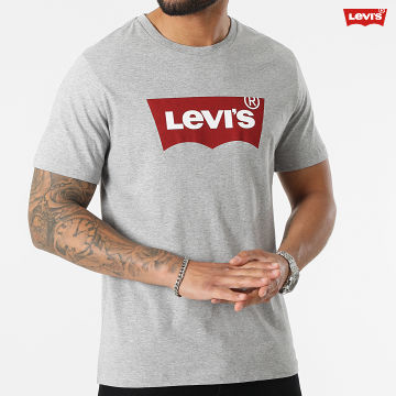 https://assets.laboutiqueofficielle.com/image/upload/v1606379252/Desc/Logos%20Brands%20Artists/levi_s.svg Levi's - Tee Shirt 17783 Gris Chiné