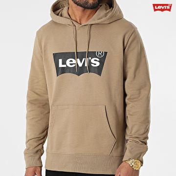 https://assets.laboutiqueofficielle.com/image/upload/v1606379252/Desc/Logos%20Brands%20Artists/levi_s.svg Levi's - Sweat Capuche Standard Graphic 38424 Beige Foncé