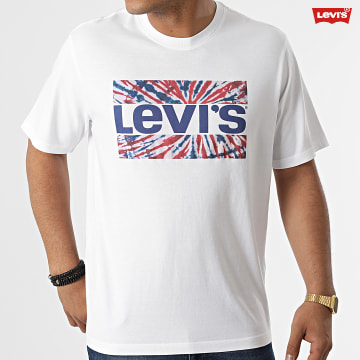 https://assets.laboutiqueofficielle.com/image/upload/v1606379252/Desc/Logos%20Brands%20Artists/levi_s.svg Levi's - Tee Shirt Relaxed Fit 16143 Blanc