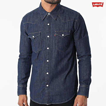 https://assets.laboutiqueofficielle.com/image/upload/v1606379252/Desc/Logos%20Brands%20Artists/levi_s.svg Levi's - Surchemise Jean 85744 Brut