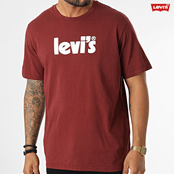 https://assets.laboutiqueofficielle.com/image/upload/v1606379252/Desc/Logos%20Brands%20Artists/levi_s.svg Levi's - Tee Shirt 16143 Bordeaux