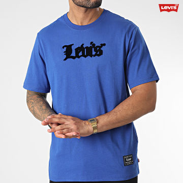 https://assets.laboutiqueofficielle.com/image/upload/v1606379252/Desc/Logos%20Brands%20Artists/levi_s.svg Levi's - Tee Shirt 16143 Bleu Roi