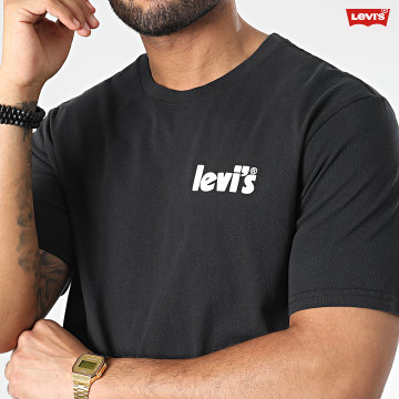 https://assets.laboutiqueofficielle.com/image/upload/v1606379252/Desc/Logos%20Brands%20Artists/levi_s.svg Levi's - Tee Shirt 16143 Noir