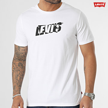https://assets.laboutiqueofficielle.com/image/upload/v1606379252/Desc/Logos%20Brands%20Artists/levi_s.svg Levi's - Tee Shirt 22491 Blanc