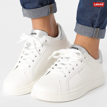 https://assets.laboutiqueofficielle.com/image/upload/v1606379252/Desc/Logos%20Brands%20Artists/levi_s.svg Levi's - Baskets Femme Sneakers 233415-1964 Brilliant White