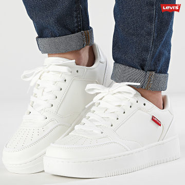https://assets.laboutiqueofficielle.com/image/upload/v1606379252/Desc/Logos%20Brands%20Artists/levi_s.svg Levi's - Baskets Femme Sneakers 235651-794 Brillant White