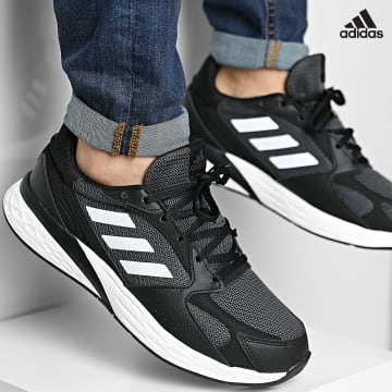 https://laboutiqueofficielle-res.cloudinary.com/image/upload/v1627638668/Desc/Watermark/adidas_performance.svg Adidas Performance - Baskets Response Run FY9580 Core Black Footwear White Grey Six