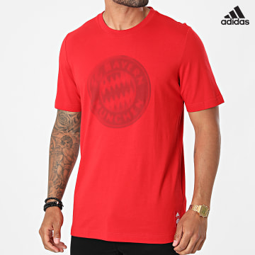 https://laboutiqueofficielle-res.cloudinary.com/image/upload/v1627638668/Desc/Watermark/adidas_performance.svg Adidas Sportswear - Tee Shirt De Sport FC Bayern GR0680 Rouge