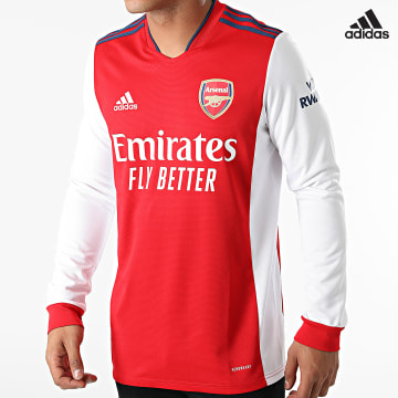 https://laboutiqueofficielle-res.cloudinary.com/image/upload/v1627638668/Desc/Watermark/adidas_performance.svg Adidas Performance - Tee Shirt Manches Longues Arsenal FC GQ3247 Rouge Blanc