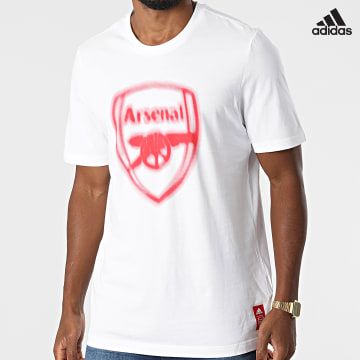 https://laboutiqueofficielle-res.cloudinary.com/image/upload/v1627638668/Desc/Watermark/adidas_performance.svg Adidas Sportswear - Tee Shirt Arsenal FC GR4198 Ecru