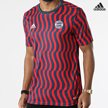 https://laboutiqueofficielle-res.cloudinary.com/image/upload/v1627638668/Desc/Watermark/adidas_performance.svg Adidas Sportswear - Tee Shirt De Sport FC Bayern HA2651 Rouge Bleu Marine