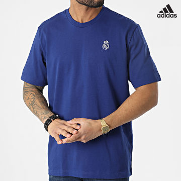 https://laboutiqueofficielle-res.cloudinary.com/image/upload/v1627638668/Desc/Watermark/adidas_performance.svg Adidas Performance - Tee Shirt Real Madrid H59049 Bleu Marine