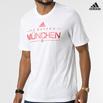 https://laboutiqueofficielle-res.cloudinary.com/image/upload/v1627638668/Desc/Watermark/adidas_performance.svg Adidas Sportswear - Tee Shirt FC Bayern GR HG1241 Blanc