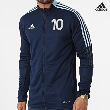 https://laboutiqueofficielle-res.cloudinary.com/image/upload/v1627638668/Desc/Watermark/adidas_performance.svg Adidas Performance - Veste Zippée Messi HE5053 Bleu Marine