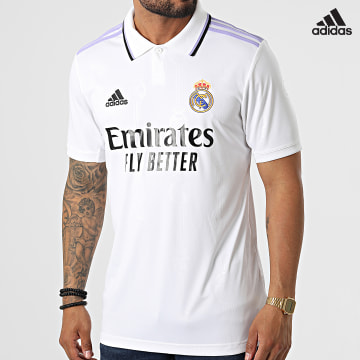 https://laboutiqueofficielle-res.cloudinary.com/image/upload/v1627638668/Desc/Watermark/adidas_performance.svg Adidas Performance - Polo Manches Courtes De Sport Real Madrid HF0291 Blanc