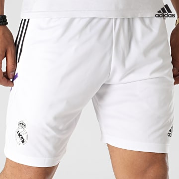 https://laboutiqueofficielle-res.cloudinary.com/image/upload/v1627638668/Desc/Watermark/adidas_performance.svg Adidas Performance - Short Jogging Real Madrid HA2572 Blanc
