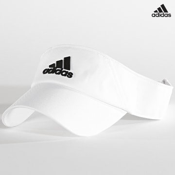 https://laboutiqueofficielle-res.cloudinary.com/image/upload/v1627638668/Desc/Watermark/adidas_performance.svg Adidas Performance - Visière HA5541 Blanc