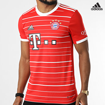 https://laboutiqueofficielle-res.cloudinary.com/image/upload/v1627638668/Desc/Watermark/adidas_performance.svg Adidas Performance - Tee Shirt Bayern Munich H39900 Rouge