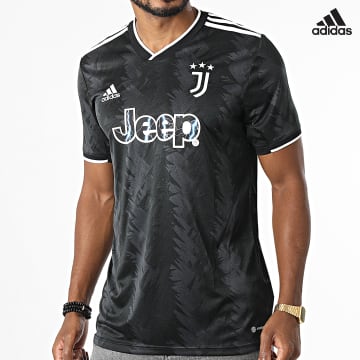 https://laboutiqueofficielle-res.cloudinary.com/image/upload/v1627638668/Desc/Watermark/adidas_performance.svg Adidas Sportswear - Tee Shirt A Bandes Juventus HD2015 Noir