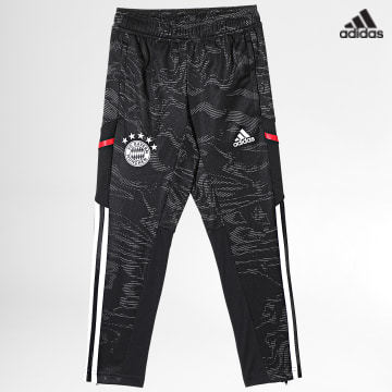 https://laboutiqueofficielle-res.cloudinary.com/image/upload/v1627638668/Desc/Watermark/adidas_performance.svg Adidas Sportswear - Pantalon Jogging A Bandes Enfant FC Bayern HF1398 Noir