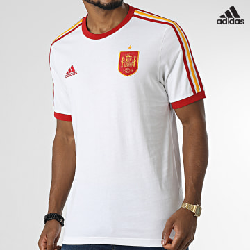 https://laboutiqueofficielle-res.cloudinary.com/image/upload/v1627638668/Desc/Watermark/adidas_performance.svg Adidas Performance - Tee Shirt HS60717 RFEF Blanc