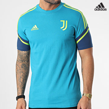 https://laboutiqueofficielle-res.cloudinary.com/image/upload/v1627638668/Desc/Watermark/adidas_performance.svg Adidas Performance - Tee Shirt HA2633 Juventus Turquoise