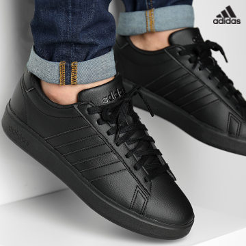 https://laboutiqueofficielle-res.cloudinary.com/image/upload/v1627638668/Desc/Watermark/adidas_performance.svg Adidas Sportswear - Baskets Grand Court 2.0 GW9198 Core Black