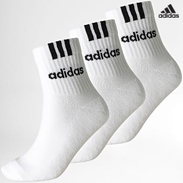 https://laboutiqueofficielle-res.cloudinary.com/image/upload/v1627638668/Desc/Watermark/adidas_performance.svg Adidas Performance - Lot De 3 Paires De Chaussettes 3 Stripes Linear HT3437 Blanc