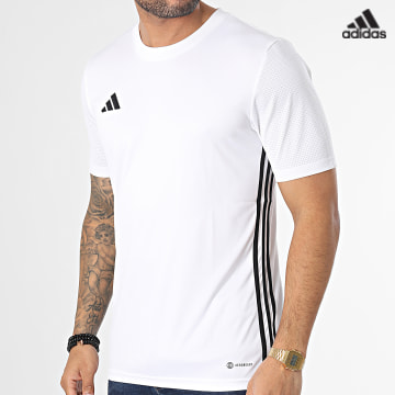 https://laboutiqueofficielle-res.cloudinary.com/image/upload/v1627638668/Desc/Watermark/adidas_performance.svg Adidas Sportswear - Tee Shirt A Bandes H44526 Blanc