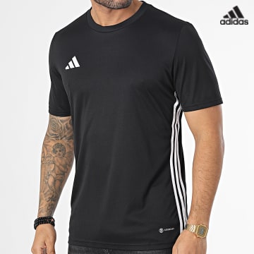 https://laboutiqueofficielle-res.cloudinary.com/image/upload/v1627638668/Desc/Watermark/adidas_performance.svg Adidas Sportswear - Tee Shirt A Bandes H44529 Noir