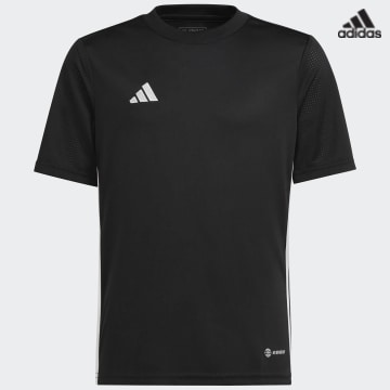 https://laboutiqueofficielle-res.cloudinary.com/image/upload/v1627638668/Desc/Watermark/adidas_performance.svg Adidas Sportswear - Tee Shirt A Bandes Enfant Tabela 23 H44537 Noir