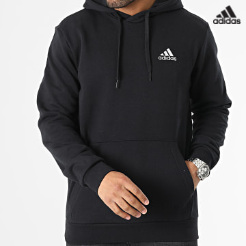 https://laboutiqueofficielle-res.cloudinary.com/image/upload/v1627638668/Desc/Watermark/adidas_performance.svg Adidas Sportswear - Sweat Capuche Feelcozy GV5294 Noir
