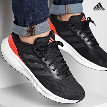 https://laboutiqueofficielle-res.cloudinary.com/image/upload/v1627638668/Desc/Watermark/adidas_performance.svg Adidas Performance - Baskets RunFalcon 3 HP7550 Core Black Carbon Solar Red