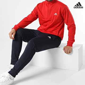 https://laboutiqueofficielle-res.cloudinary.com/image/upload/v1627638668/Desc/Watermark/adidas_performance.svg Adidas Sportswear - Ensemble De Survetement IC6784 Rouge Bleu Marine