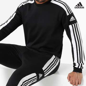 https://laboutiqueofficielle-res.cloudinary.com/image/upload/v1627638668/Desc/Watermark/adidas_performance.svg Adidas Sportswear - Ensemble De Survetement A Bandes SQ21 GT6638 GT6642 Noir