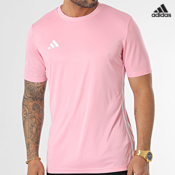 https://laboutiqueofficielle-res.cloudinary.com/image/upload/v1627638668/Desc/Watermark/adidas_performance.svg Adidas Sportswear - Tee Shirt A Bandes Tabela 23 IA9144 Rose