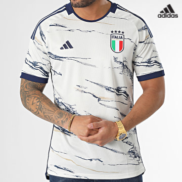 https://laboutiqueofficielle-res.cloudinary.com/image/upload/v1627638668/Desc/Watermark/adidas_performance.svg Adidas Sportswear - Tee Shirt A Bandes FIGC HS9896 Beige Clair