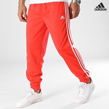 https://laboutiqueofficielle-res.cloudinary.com/image/upload/v1627638668/Desc/Watermark/adidas_performance.svg Adidas Sportswear - Pantalon Jogging A Bandes 3 Stripes H47056 Rouge