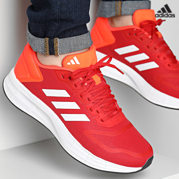 https://laboutiqueofficielle-res.cloudinary.com/image/upload/v1627638668/Desc/Watermark/adidas_performance.svg Adidas Sportswear - Baskets Duramo 10 HP2382 Better Scarlet Cloud White Solar Red