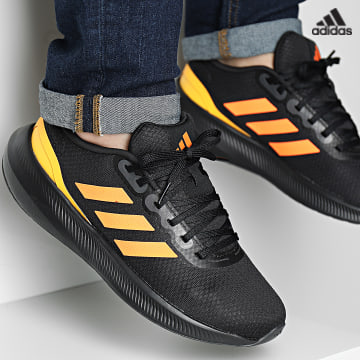 https://laboutiqueofficielle-res.cloudinary.com/image/upload/v1627638668/Desc/Watermark/adidas_performance.svg Adidas Sportswear - Baskets RunFalcon 3 HP7545 Core Black Screaming Orange Carbon