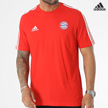 https://laboutiqueofficielle-res.cloudinary.com/image/upload/v1627638668/Desc/Watermark/adidas_performance.svg Adidas Sportswear - Tee Shirt DNA HY3280 FC Bayern Munich Rouge