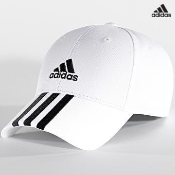 https://laboutiqueofficielle-res.cloudinary.com/image/upload/v1627638668/Desc/Watermark/adidas_performance.svg Adidas Sportswear - Casquette Bball 3 Stripes IB3509 Blanc