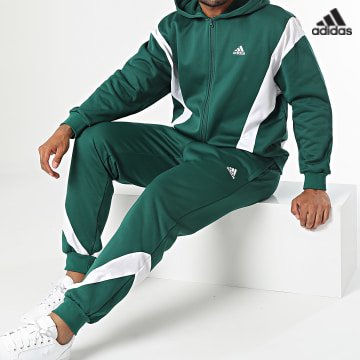 https://laboutiqueofficielle-res.cloudinary.com/image/upload/v1627638668/Desc/Watermark/adidas_performance.svg Adidas Sportswear - Ensemble De Survetement IJ6068 Vert Blanc