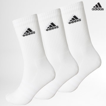 https://laboutiqueofficielle-res.cloudinary.com/image/upload/v1627638668/Desc/Watermark/adidas_performance.svg Adidas Sportswear - Lot De 3 Paires De Chaussettes HT3446 Blanc