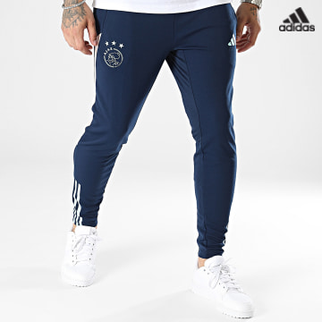 https://laboutiqueofficielle-res.cloudinary.com/image/upload/v1627638668/Desc/Watermark/adidas_performance.svg Adidas Sportswear - Pantalon Jogging HZ7780 Ajax Amsterdam Bleu Marine