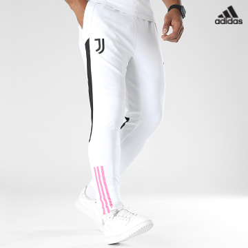 https://laboutiqueofficielle-res.cloudinary.com/image/upload/v1627638668/Desc/Watermark/adidas_performance.svg Adidas Sportswear - Pantalon Jogging A Bandes Slim Juventus HZ5044 Blanc